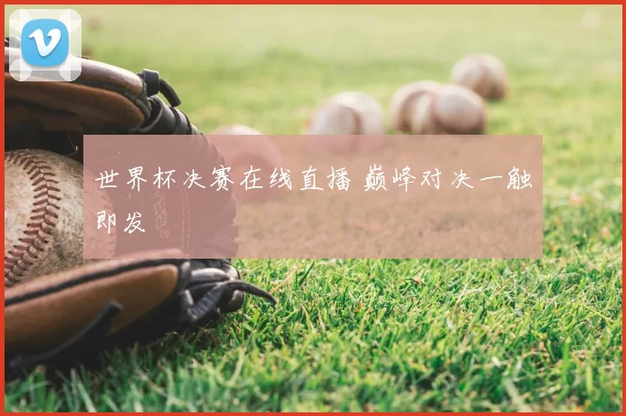 世界杯决赛在线直播 巅峰对决一触即发